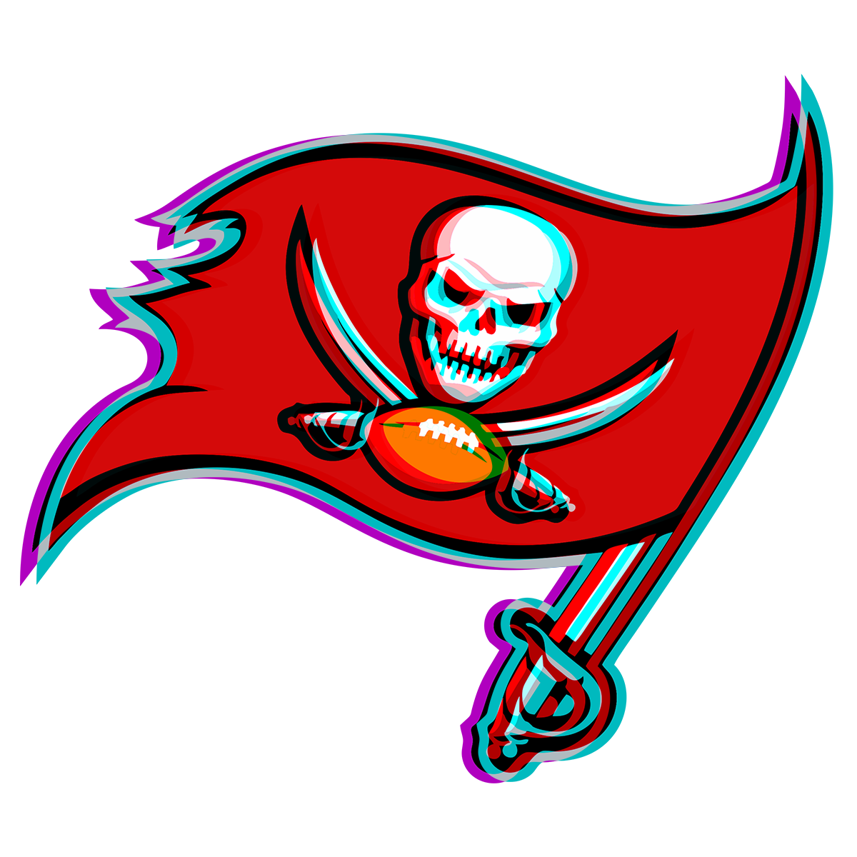 Phantom Tampa Bay Buccaneers logo decal supplier